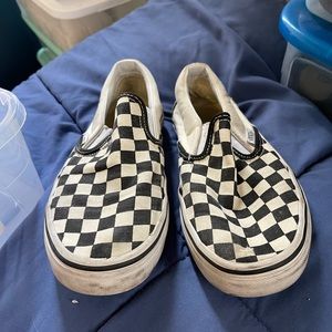 Vans checkered shoes womens size 6.5